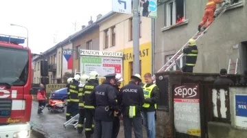 Vyprošťování zavaleného dělníka