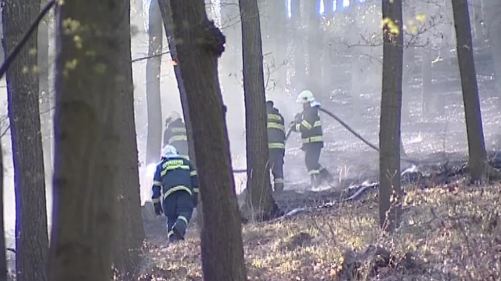Zásah hasičů v Jundrově