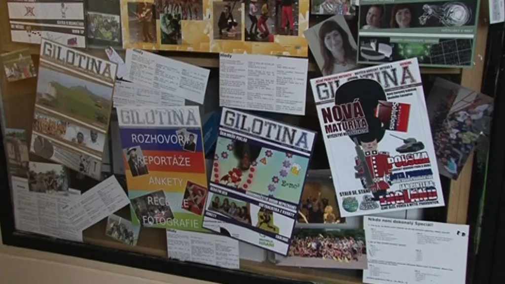Nástěnka školního časopisu