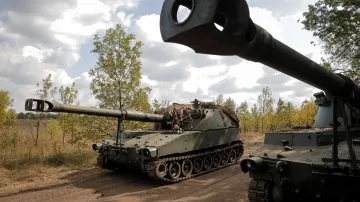 Houfnice M109 v Doněcké oblasti