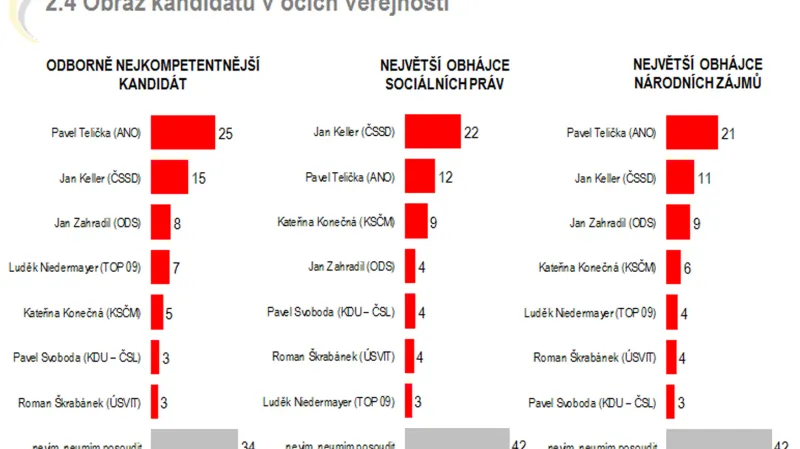 Focus pro ČT: Obraz kandidátů očima veřejnosti