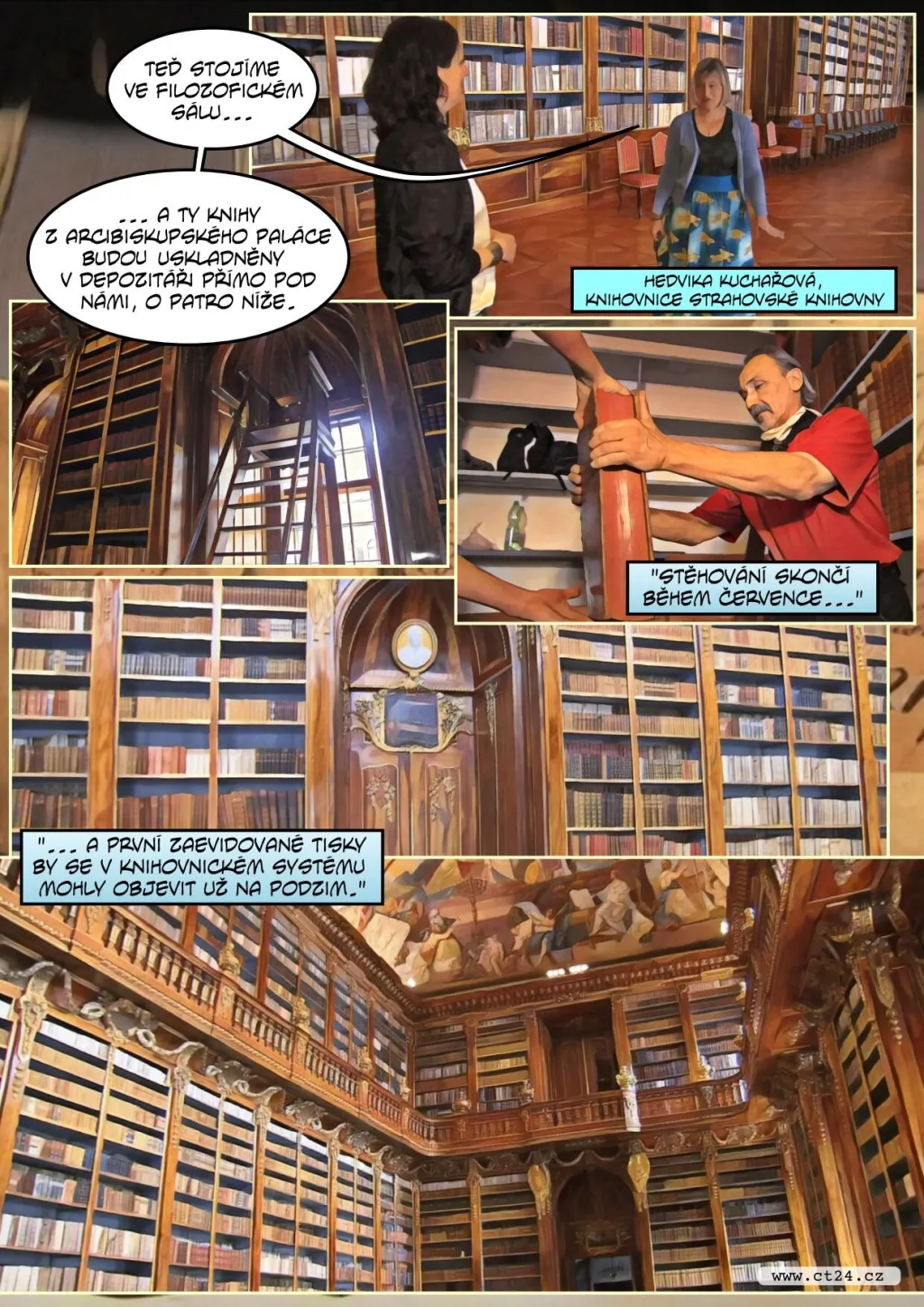 Historických svazky se stěhují