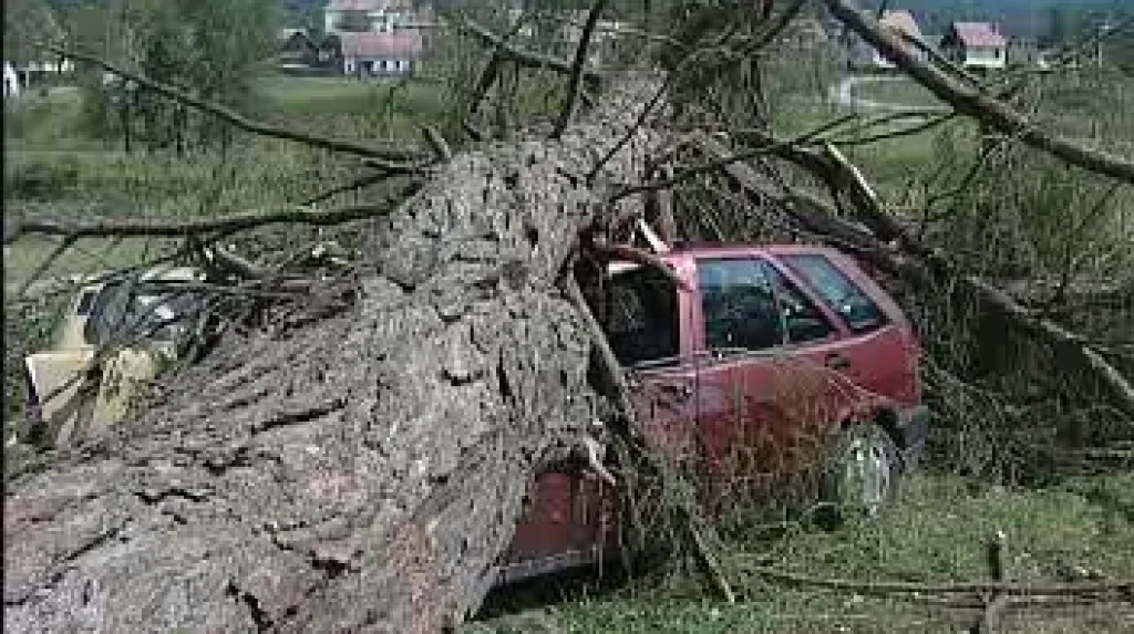 Zničené auto