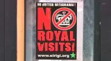 Protest proti návštěvě britské královny