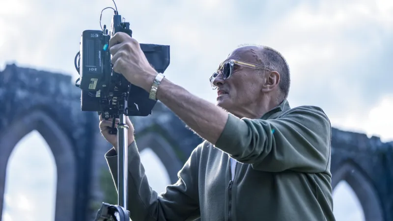 Danny Boyle při natáčení filmu 28 let poté