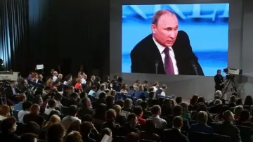 Výroční tiskovka Vladimira Putina
