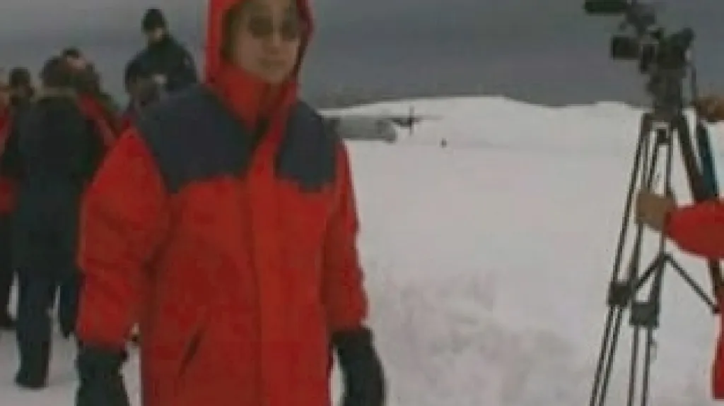 Pan Ki-mun na Antarktidě
