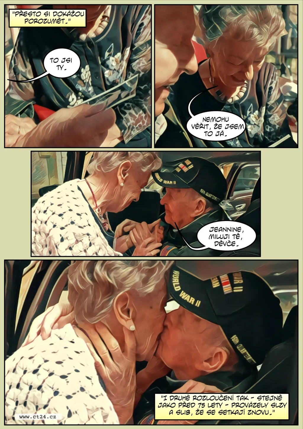 Komiks: Americký veterán našel ztracenou lásku