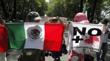 Mírové protesty v Mexico City