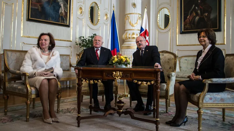 Livia Klausová na Slovensku