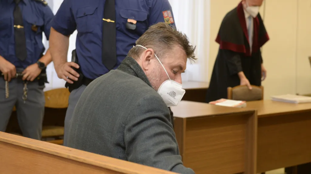Jaromír Prokop na jednání středočeského krajského soudu v Praze