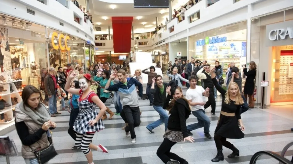 Flashmob Městského divadla ve Zlíně