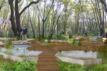 Odkaliště Hády oblékne nový kabát. Studenti navrhli podobu největšího brněnského parku