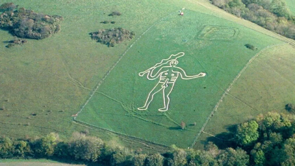 Obr z Cerne Abbas