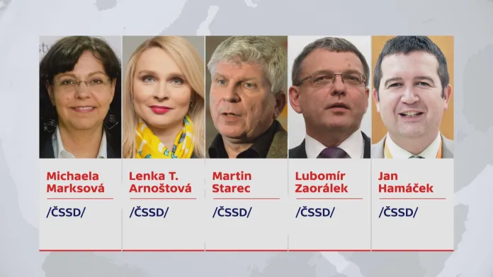 Nominace na místopředsednická křesla v ČSSD