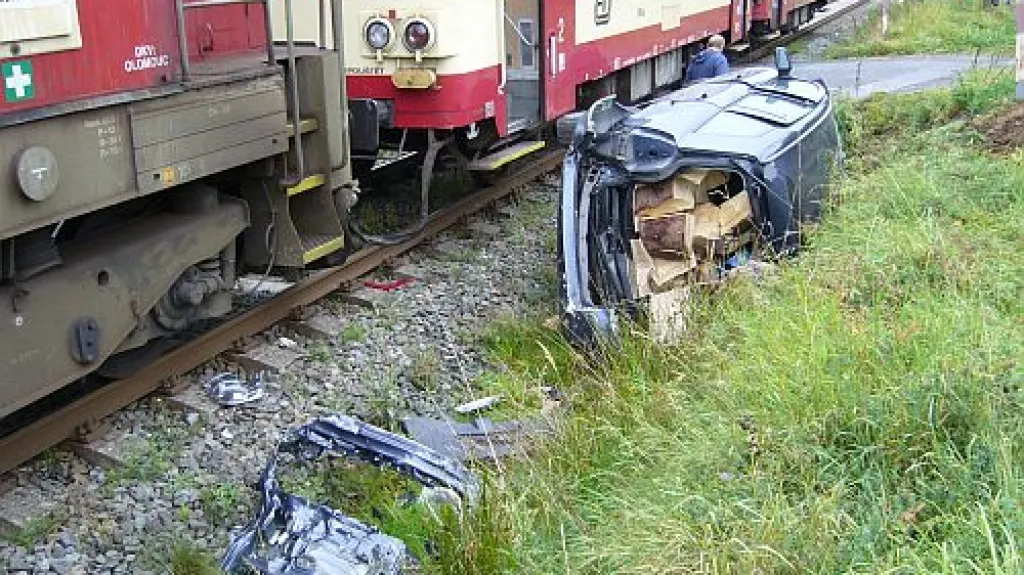 Nehoda na železničním přejezdu