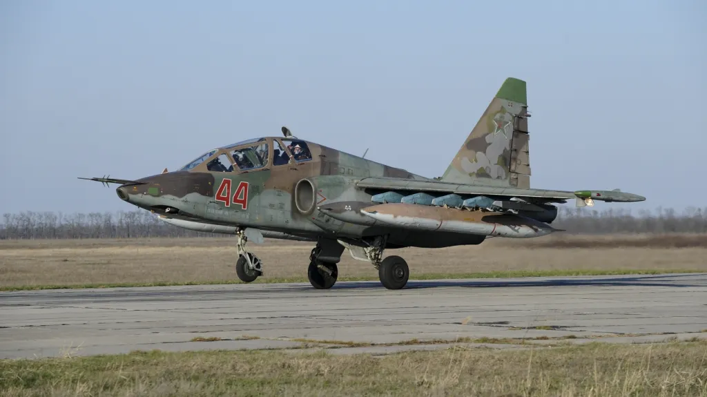 Ruský letoun Su-25 (ilustrační foto)