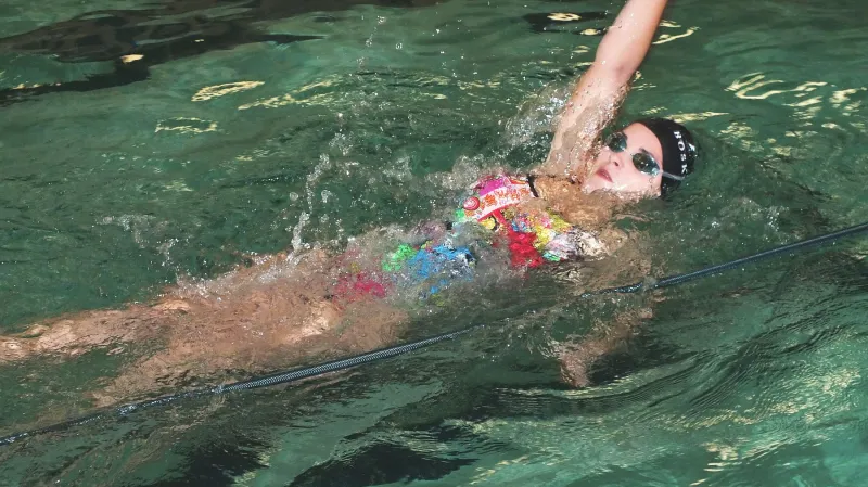 Plavecké závody v Boskovicích