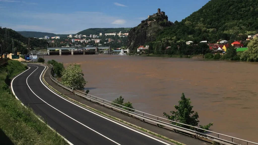 Velká voda v Ústí nad Labem