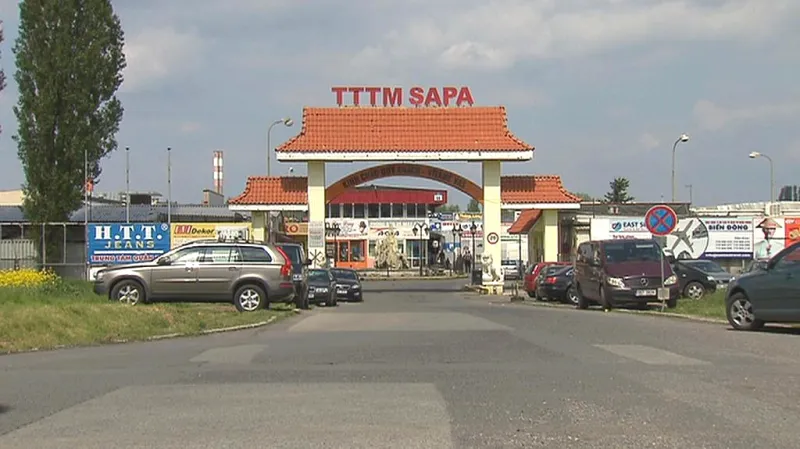 Vietnamská tržnice SAPA v Praze - Libuši