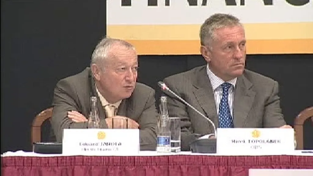 Eduard Janota a Mirek Topolánek