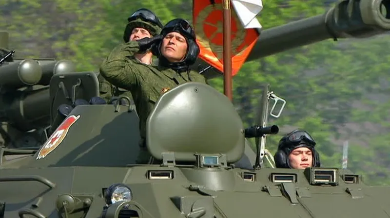 Armádní přehlídka v Moskvě