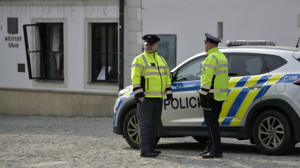 Zásah policie na radnici v Rýmařově
