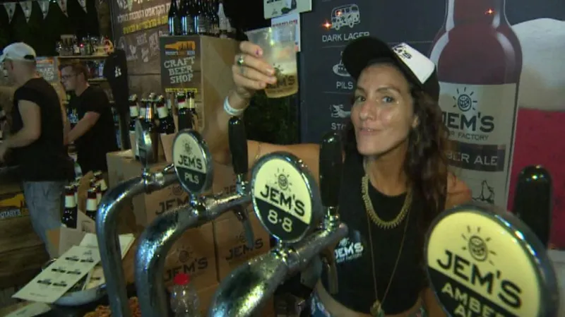 Pivní festival v Tel Avivu