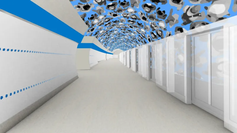 Návrh ztvárnění stanice Olbrachtova