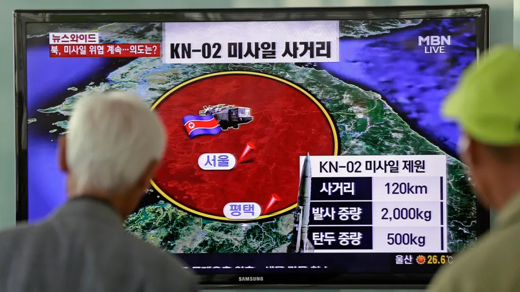 Jihokorejská televize informuje o odpálení severokorejské rakety
