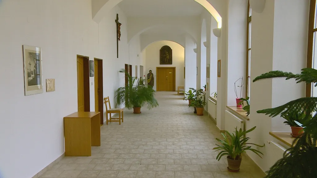 Interiér kláštera ve Vranově