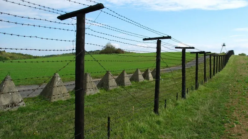 Železná opona – zachovalá část u obce Čížov