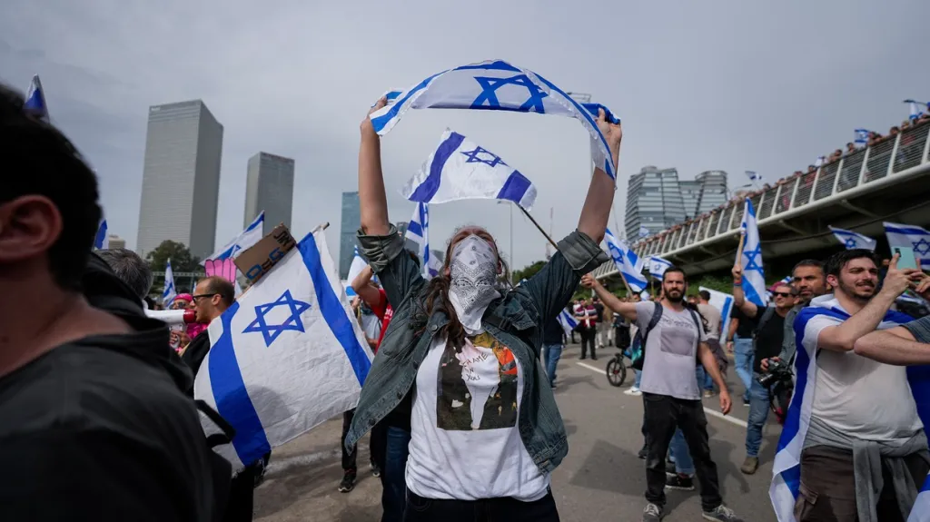 Demonstrace v Izraeli proti soudní reformě