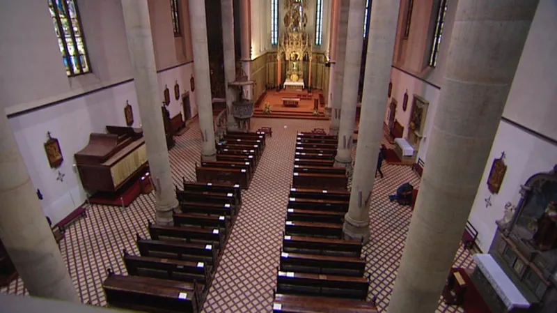 Interiér kostela sv. Antonína