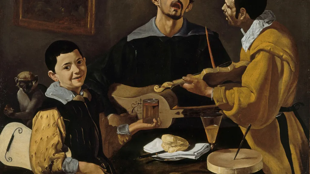 Diego Velázquez / Tři muzikanti, kolem 1616–1620