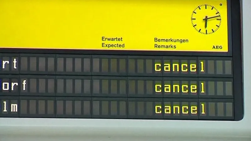 Stávka zaměstnanců Lufthansy