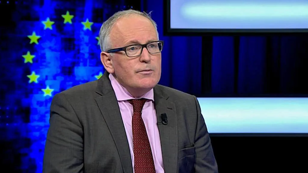 Frans Timmermans v rozhovoru pro ČT