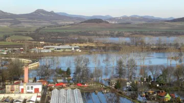 Povodeň - Louny - leden 2011
