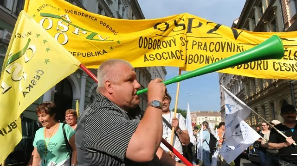 Pochod odborářů