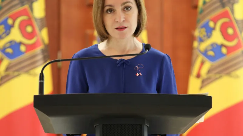 Moldavská prezidentka Maia Sanduová