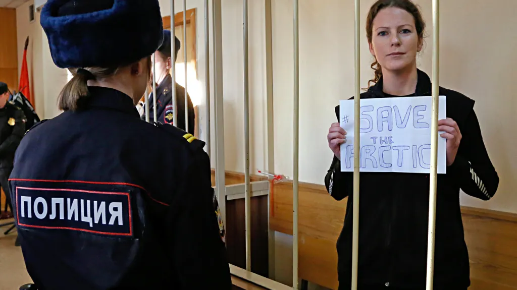 Ana Paula Alminhana Macielová u ruského soudu