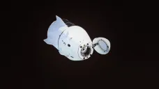 Odlet modulu SpaceX od stanice ISS
