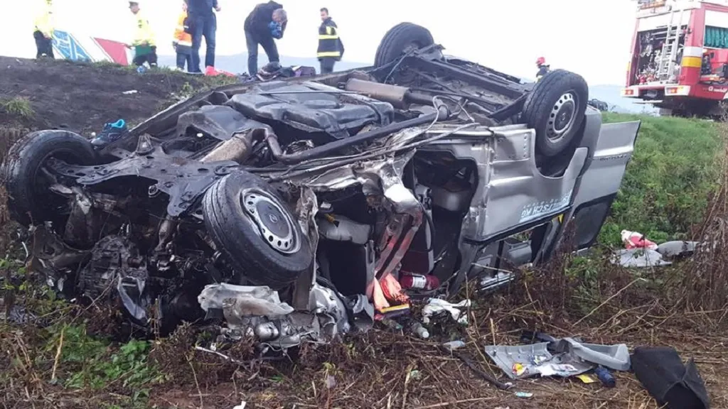 Tragická dopravní nehoda u slovenské obce Nitrica