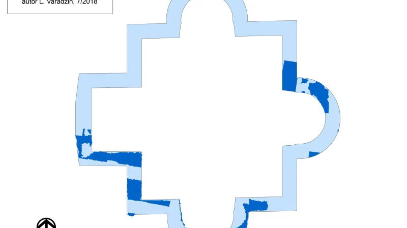 Předběžný plán kostela na Vyšehradě