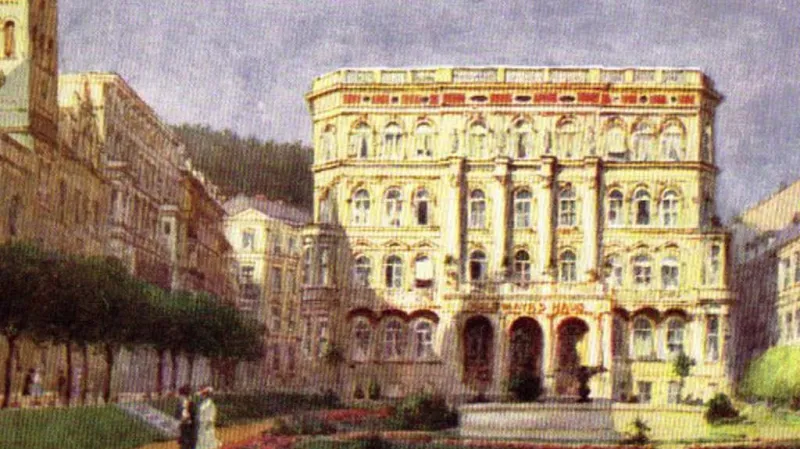 Hotel na dobové pohlednici