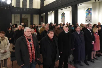 V obnovené žatecké synagoze si lidé připomněli smutné výročí křišťálové noci