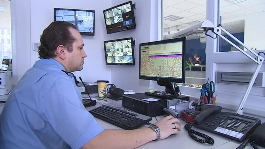 Policejní služebna.