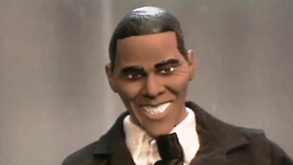 Plastiková figurka Baracka Obamy
