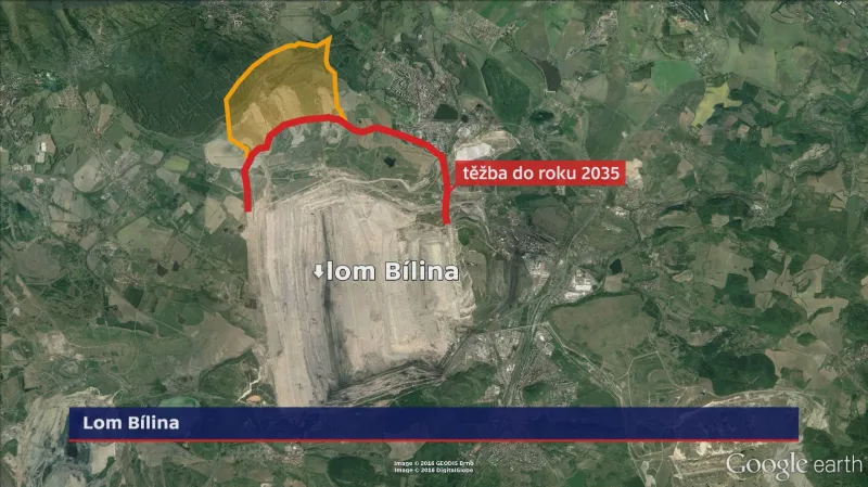 Rozšíření lomu Bílina
