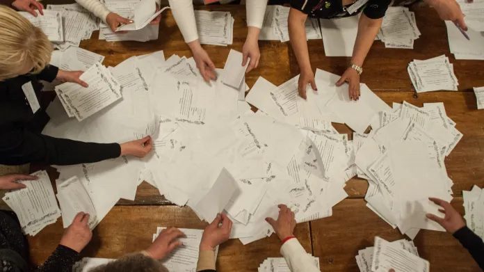 Sčítání referenda v Doněcké oblasti
